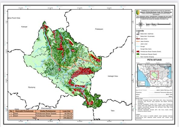 Bupati Kuansing Temui Menteri Kehutanan, Bahas Legalitas Kebun di Kawasan Hutan